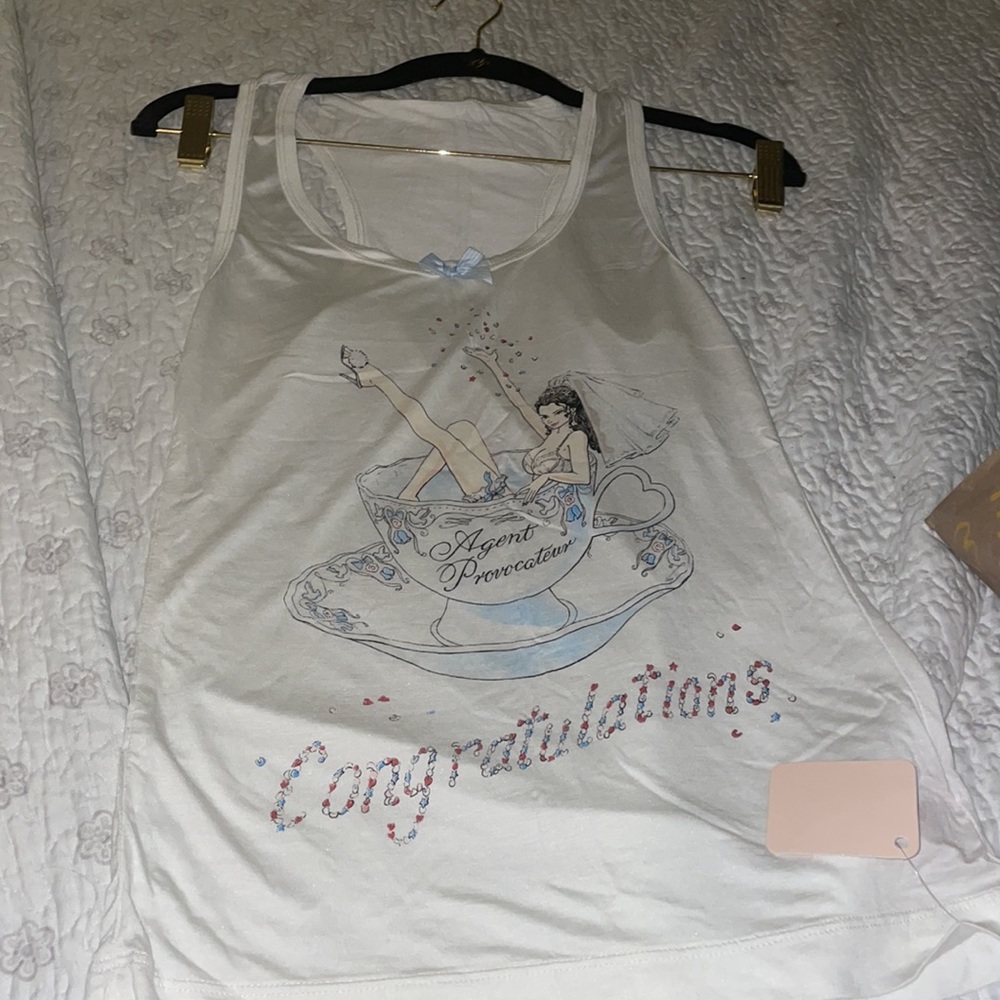BNWT Agent Provocateur Gurty wedding vest/tank top sz. 3 - Picture 2 of 4